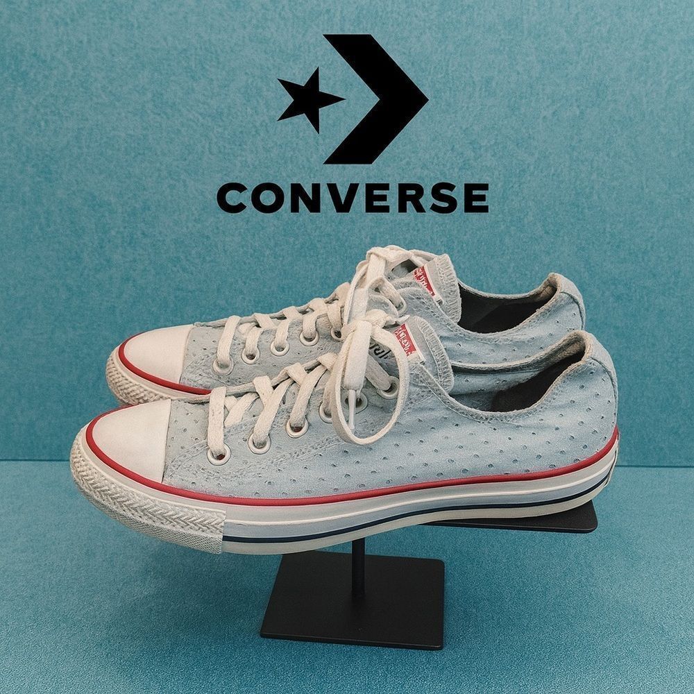 Converse Chuck Taylor Ox 'Fountain Blue' Perforated Low-Top Sneakers 8